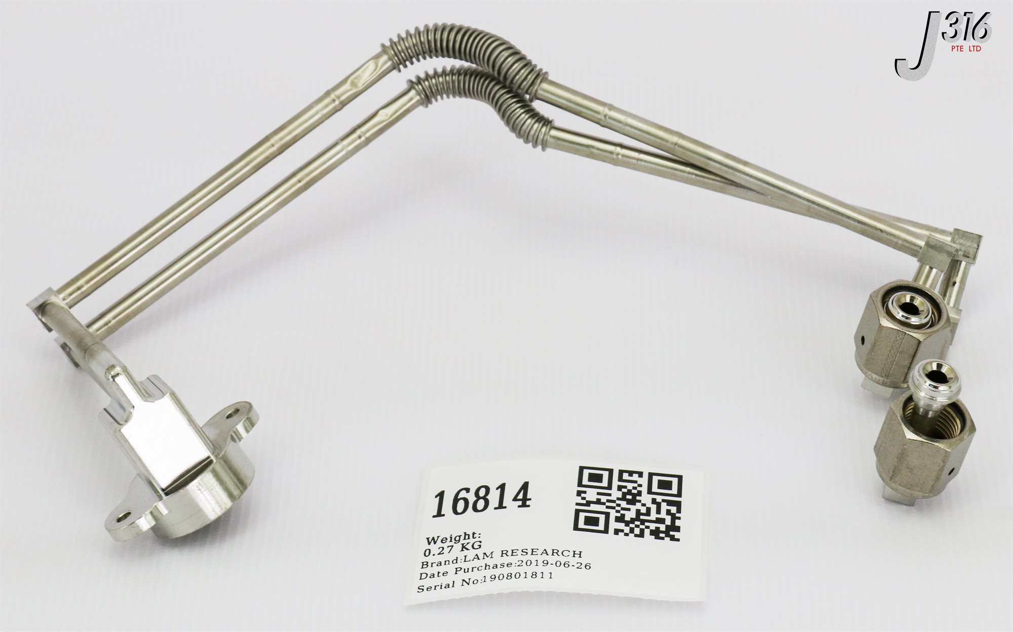 16814 LAM RESEARCH POLY GAS DELIVERY WELDMENT 839-016641-002 | eBay
